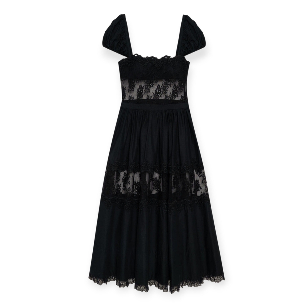 For Love & Lemons Liya Lace Midi Dress - Picture 3 of 8